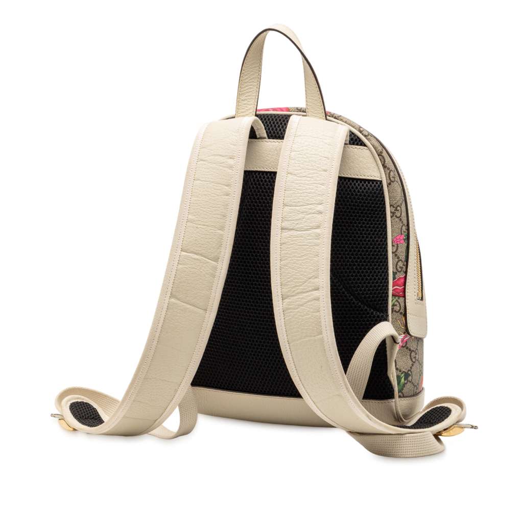 Gucci Small GG Supreme Flora Ophidia Backpack - 2