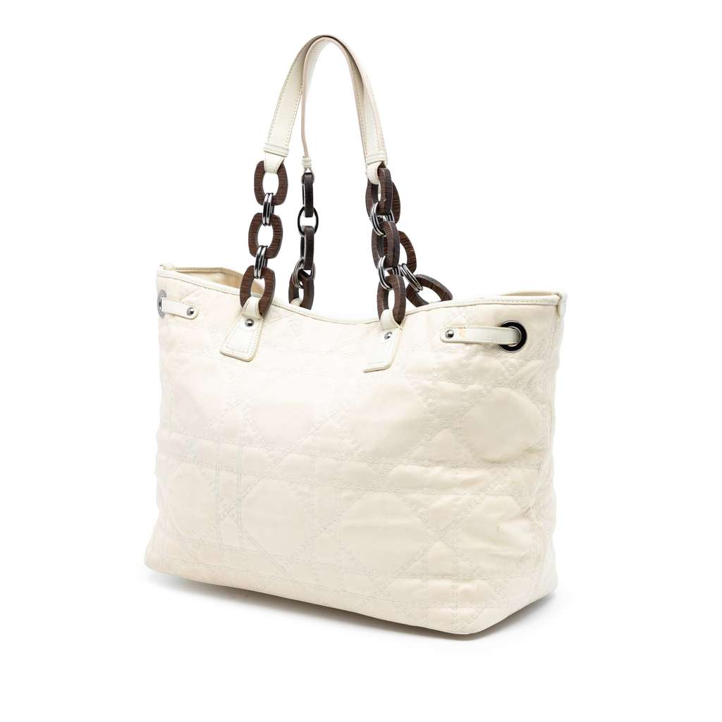 Dior Medium Coated Canvas Cannage Panarea Tote - 2
