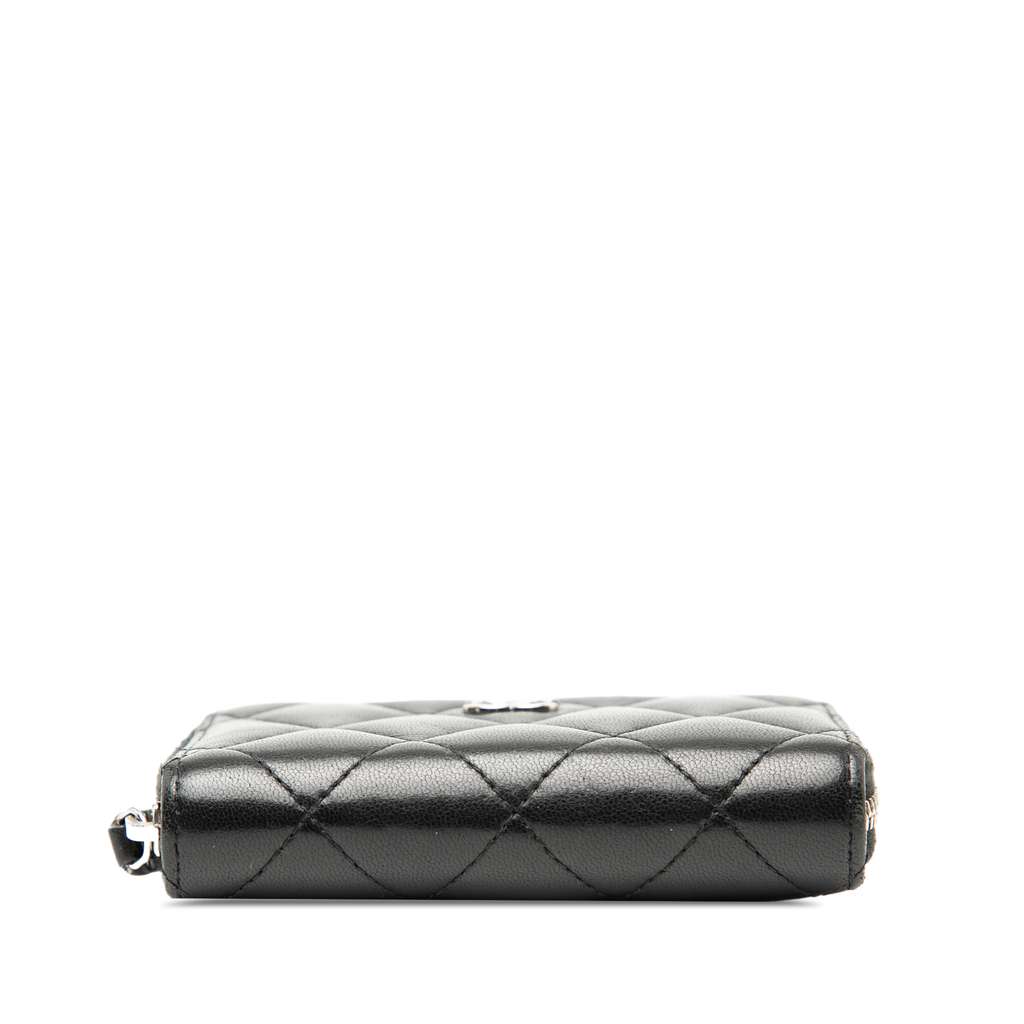 Chanel CC Quilted Lambskin Zip Coin Pouch - 3