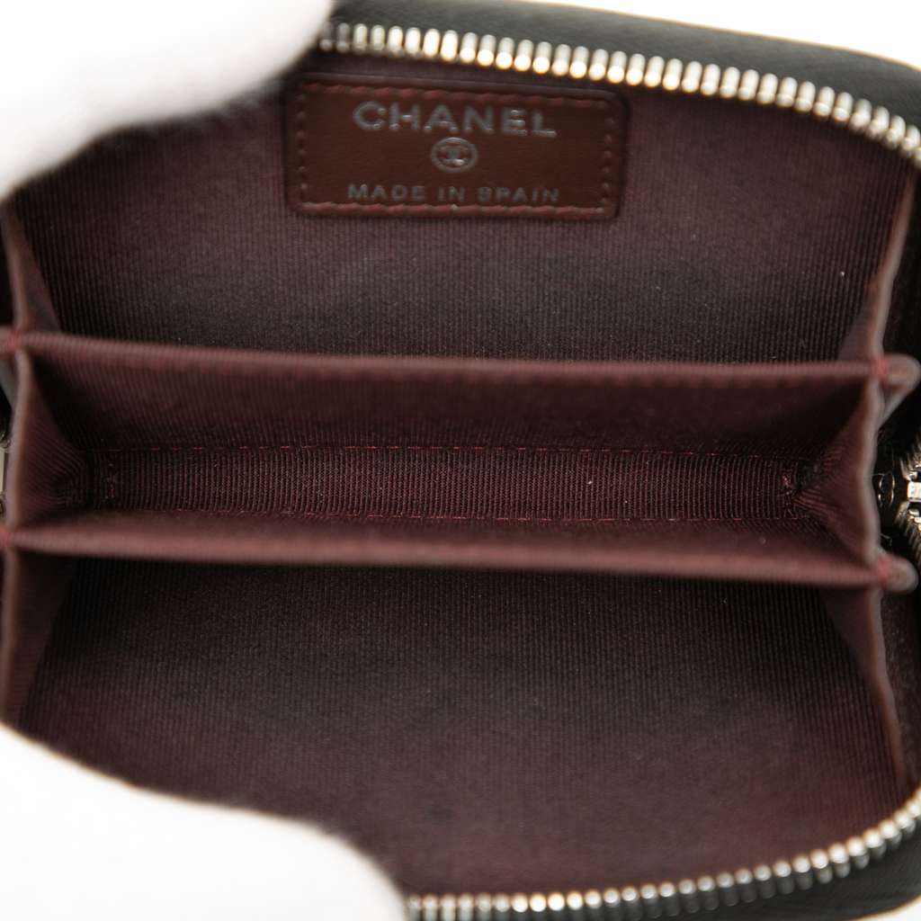 Chanel CC Quilted Lambskin Zip Coin Pouch - 4