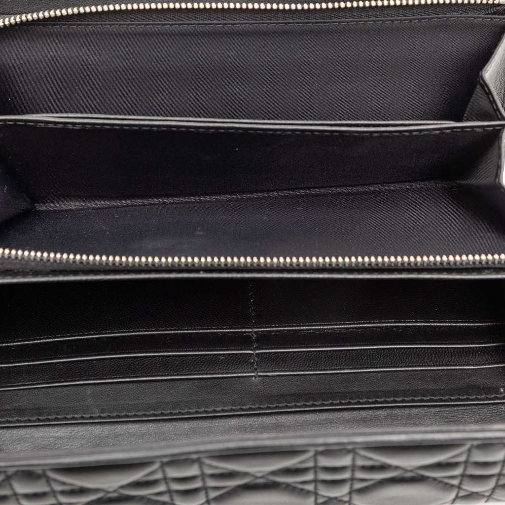 Dior Lambskin Cannage Lady Dior Wallet On Chain - 4