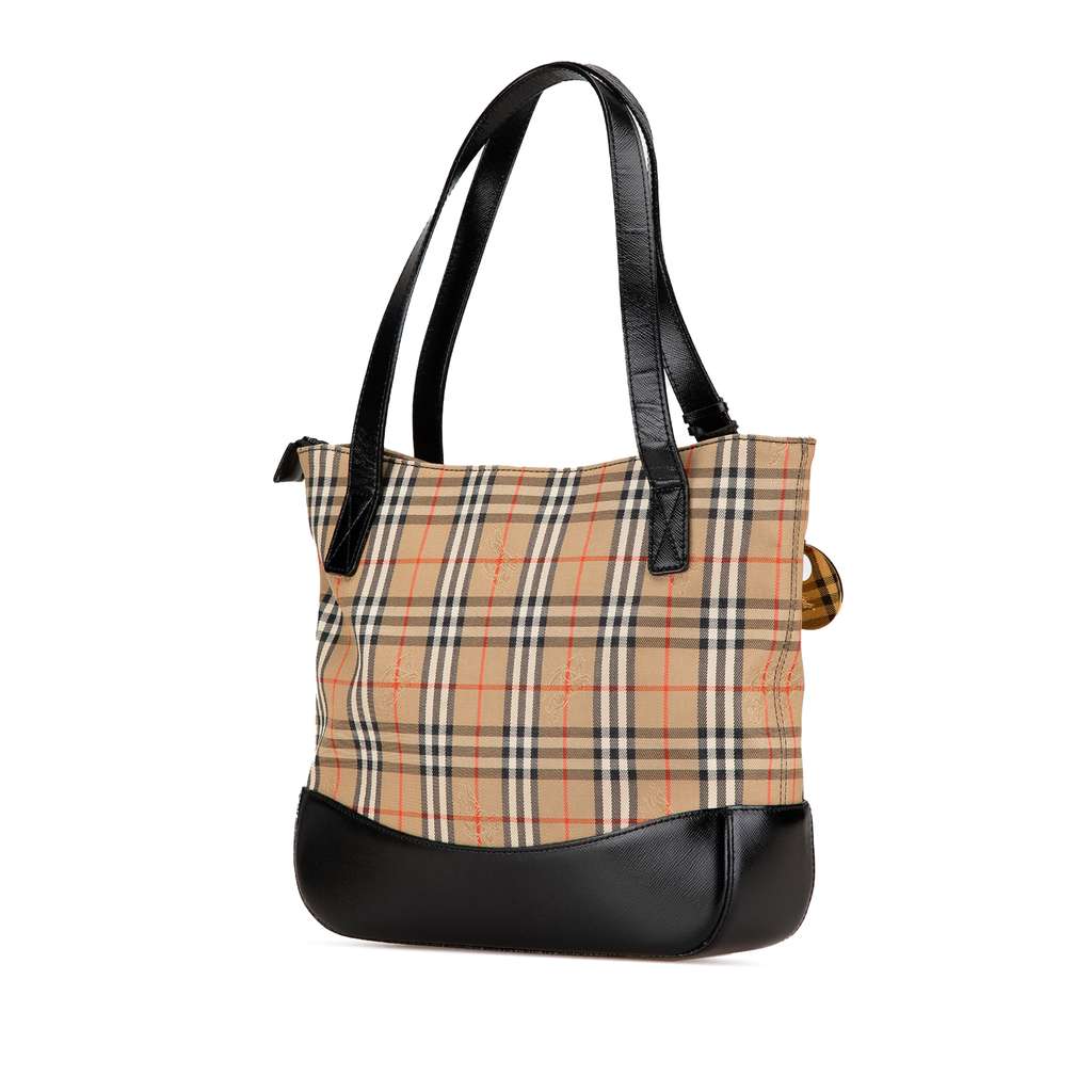 Burberry Haymarket Check Canvas Handbag - 2