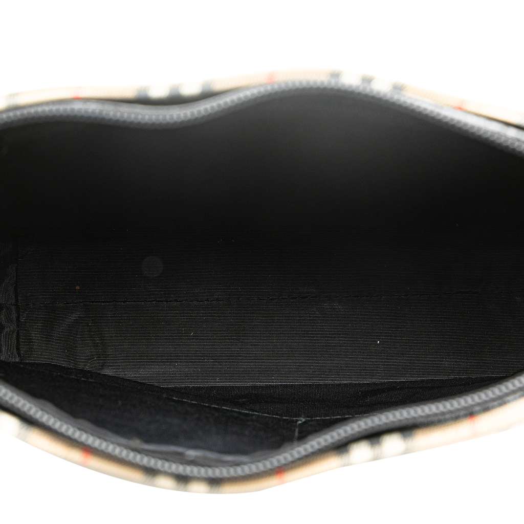 Burberry Haymarket Check Canvas Handbag - 4