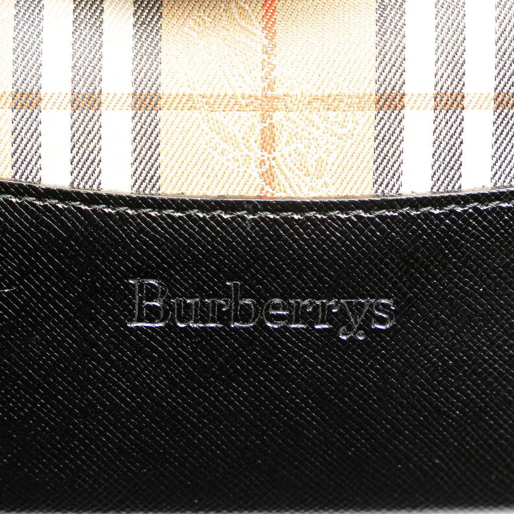 Burberry Haymarket Check Canvas Handbag - 5