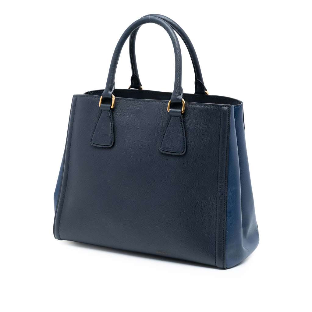 Prada Bicolor Saffiano Lux Tote - 2
