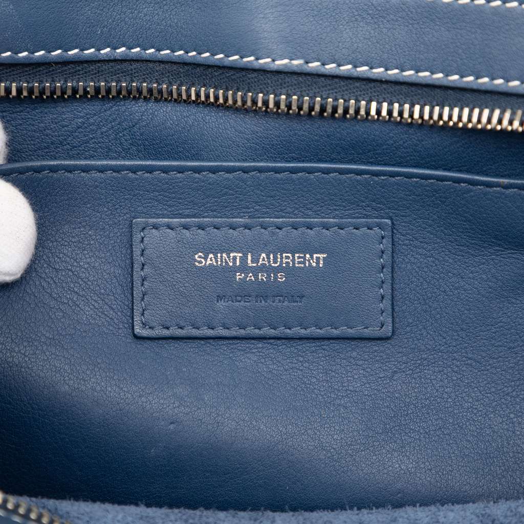 Saint Laurent Baby Leather Monogram Downtown Cabas Satchel - 5