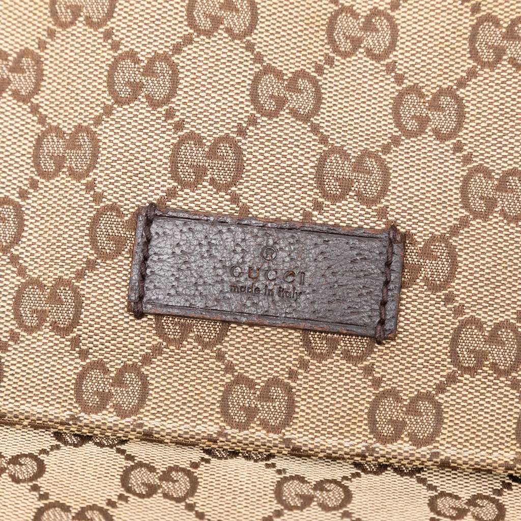 Gucci GG Canvas Web Flap Diaper Bag - 5