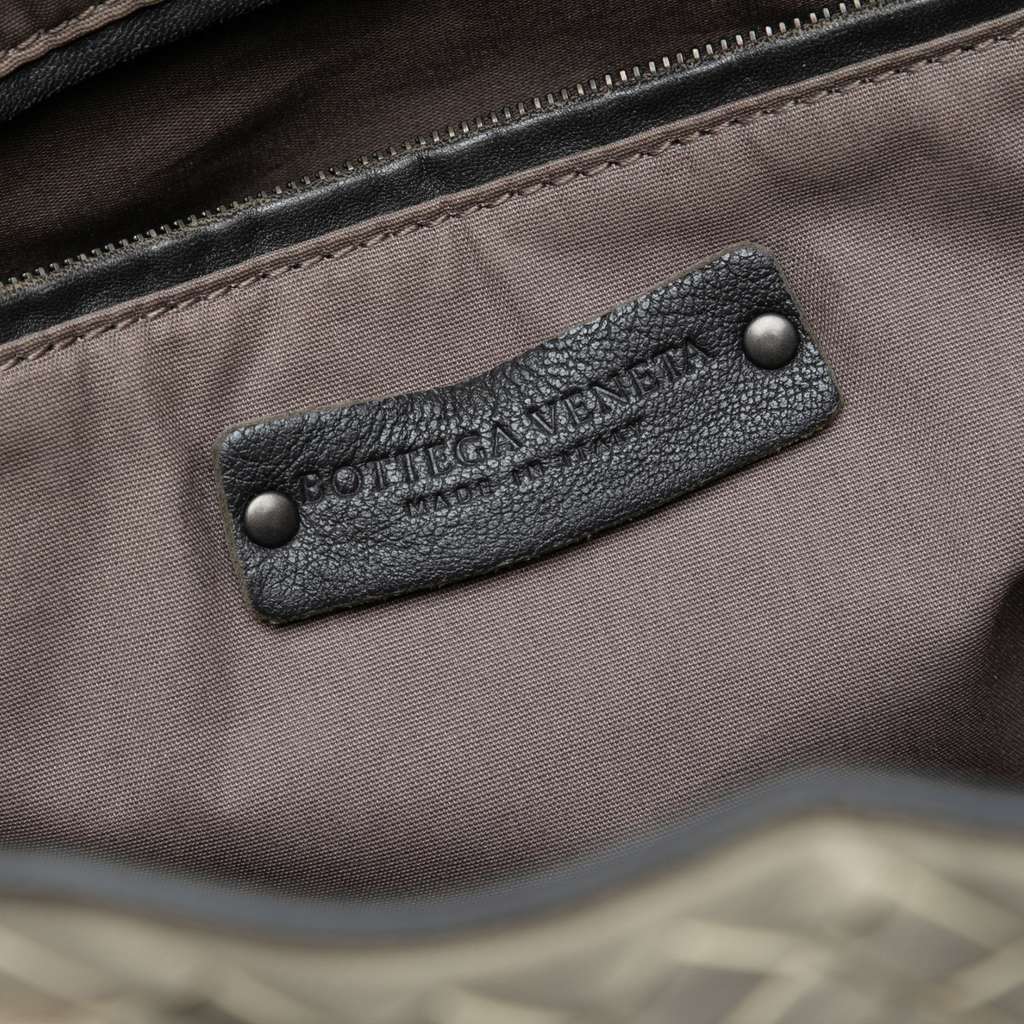 Bottega Veneta Bicolor Nappa Intrecciato Convertible Tote - 5