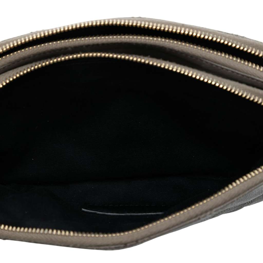 Saint Laurent Mini Quilted Lambskin Becky Double Zip Crossbody - 4