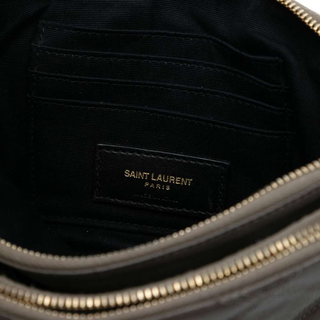 Saint Laurent Mini Quilted Lambskin Becky Double Zip Crossbody - 5