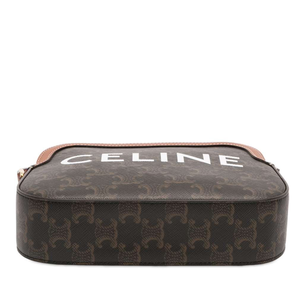 Celine Small Triomphe Coated Canvas Logo Camera Bag - 3
