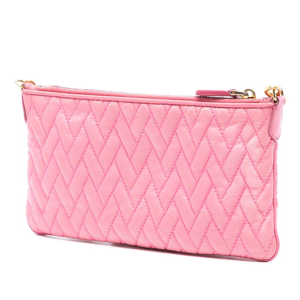 Prada Impuntu Tessuto Chain Crossbody - 2