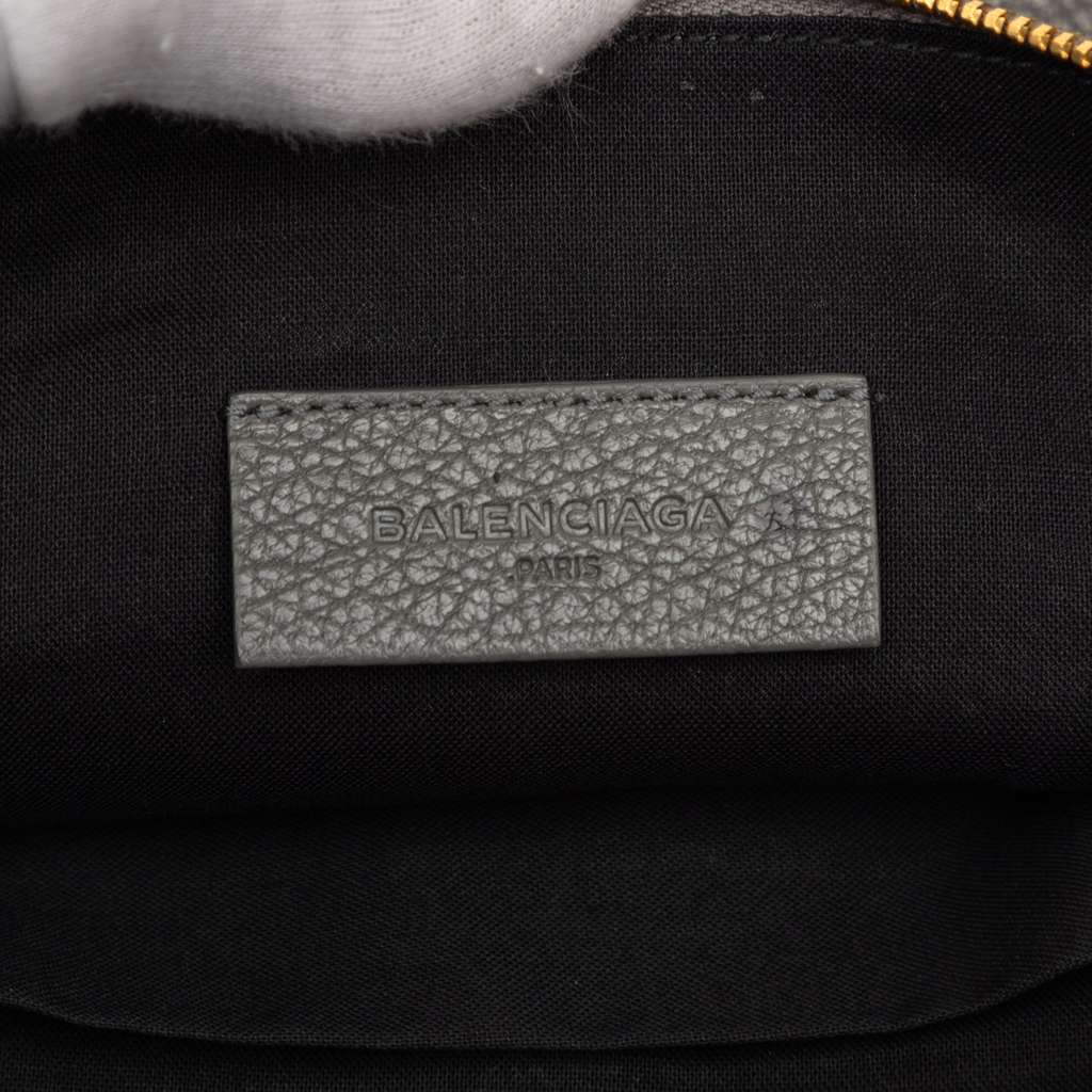 Balenciaga Lambskin Motocross Metallic Edge Flat Clutch - 5