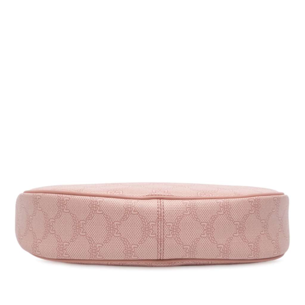 Mcm Small Lauretos Coated Canvas Himmel Ascending Moon Hobo - 3