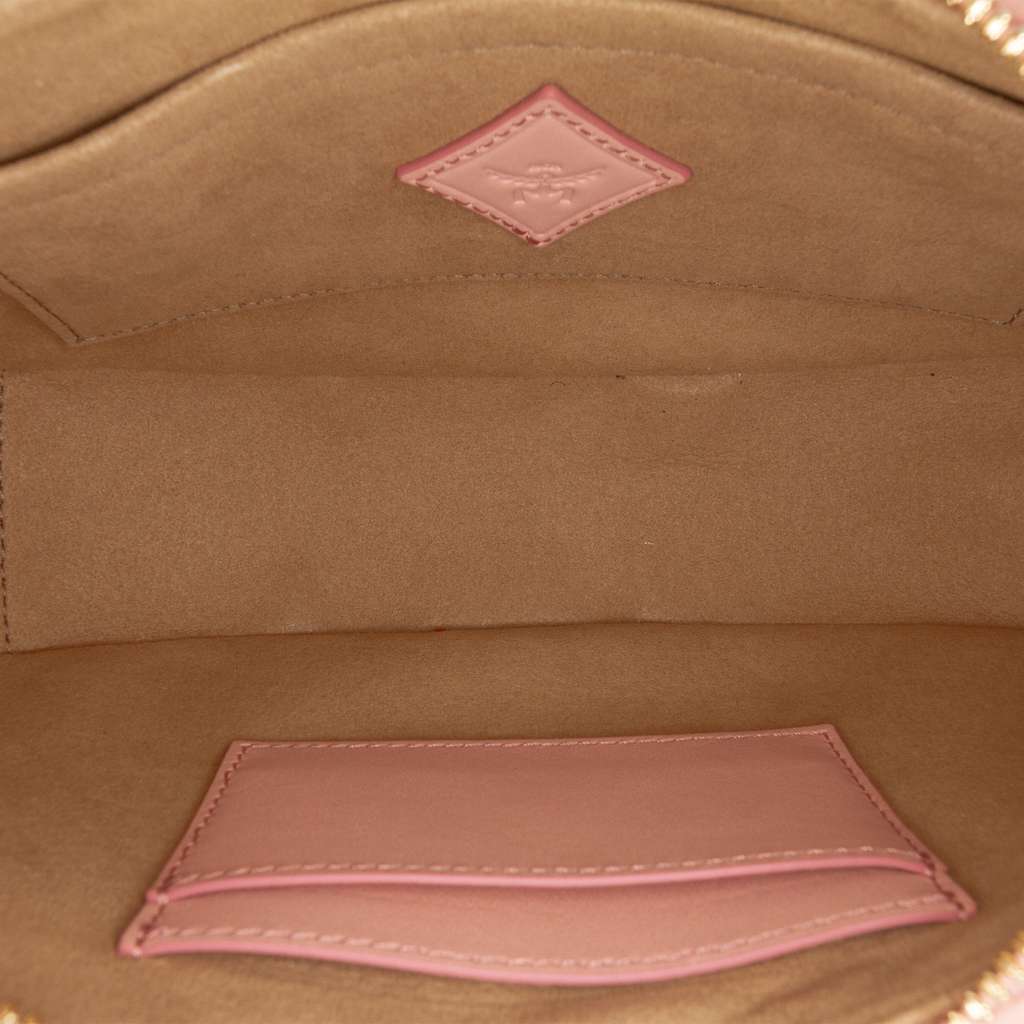 Mcm Small Lauretos Coated Canvas Himmel Ascending Moon Hobo - 4