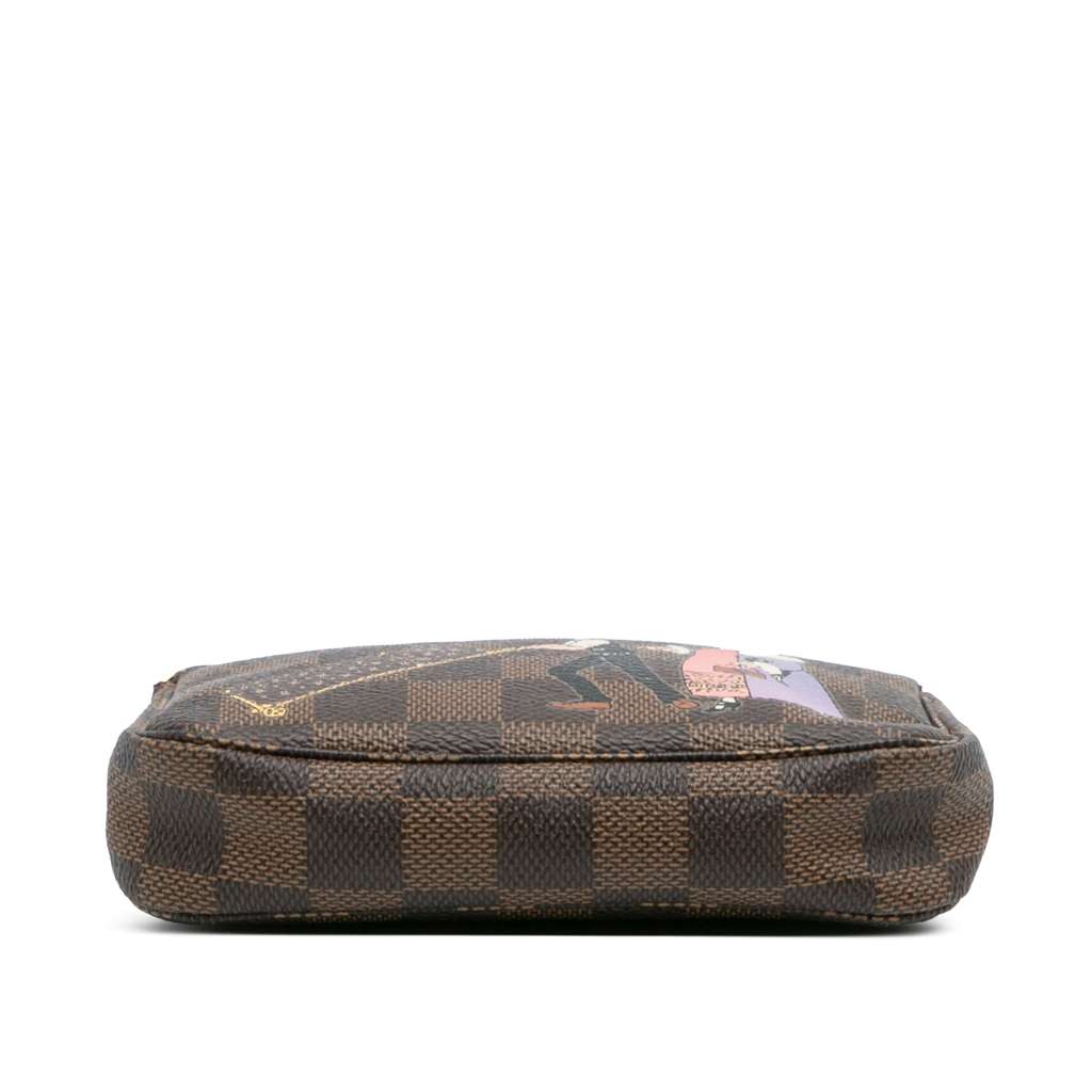 Louis Vuitton Damier Ebene Illustre Mini Pochette Accessories - 3