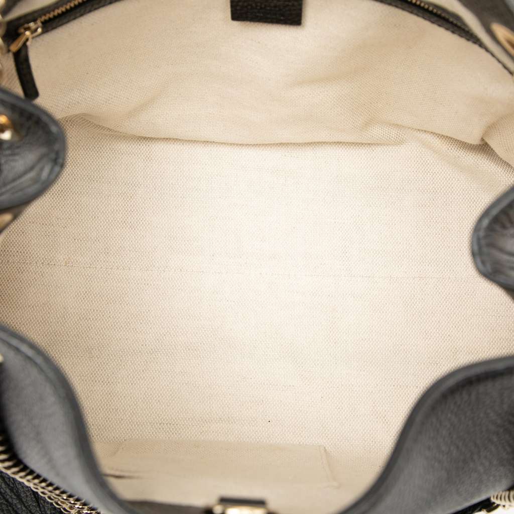 Gucci Medium Leather Soho Chain Tote - 4
