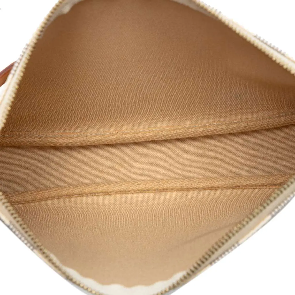 Louis Vuitton Damier Azur Pochette Accessoires White Good - Model View