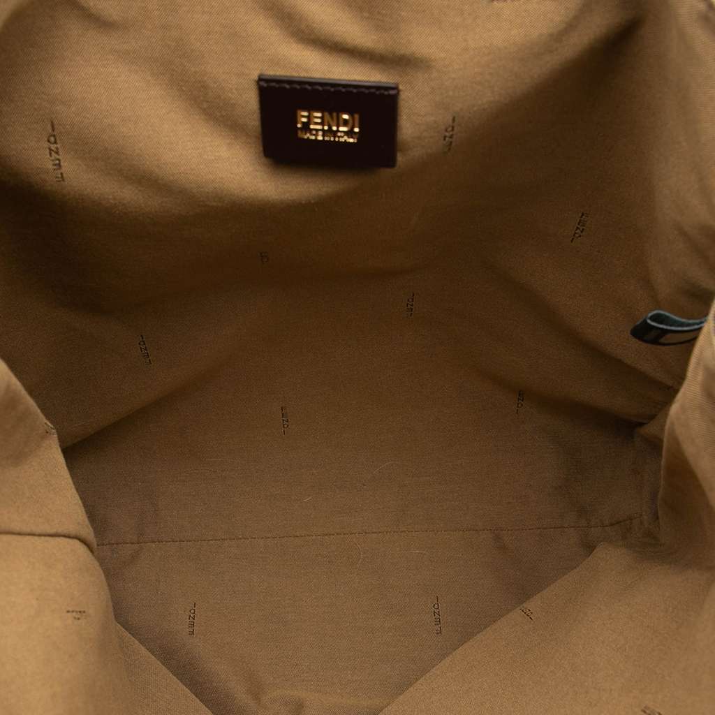 Fendi Leopard Printed Canvas Shopping Tote - 4