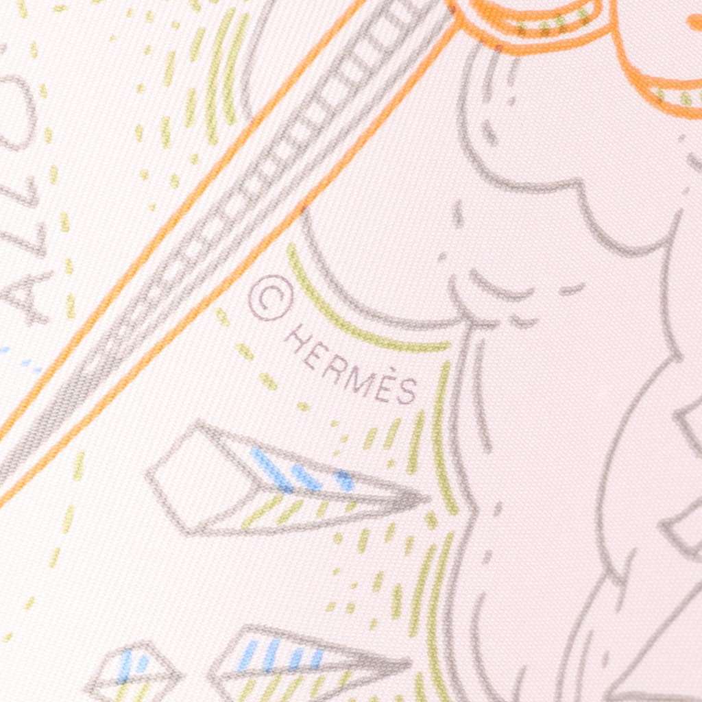 Hermès Please Hold The Line Silk Scarf - 4