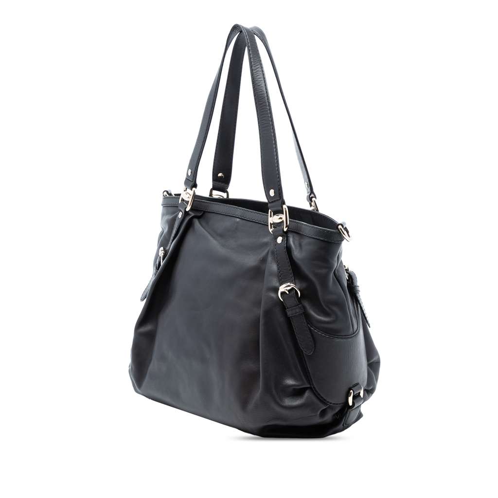 Gucci Leather Bridle Satchel - 2