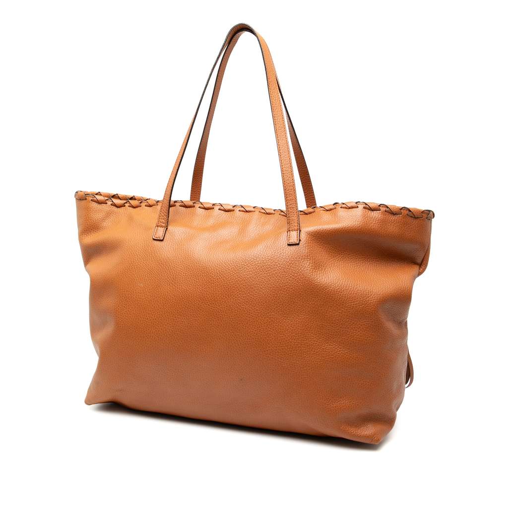 Gucci Leather Peggy Braided Tote - 2