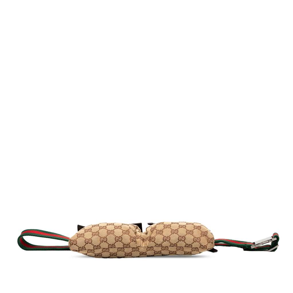 Gucci GG Canvas Web Double Pocket Belt Bag - 3