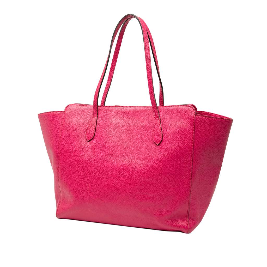 Gucci Medium Leather Swing Tote - 2