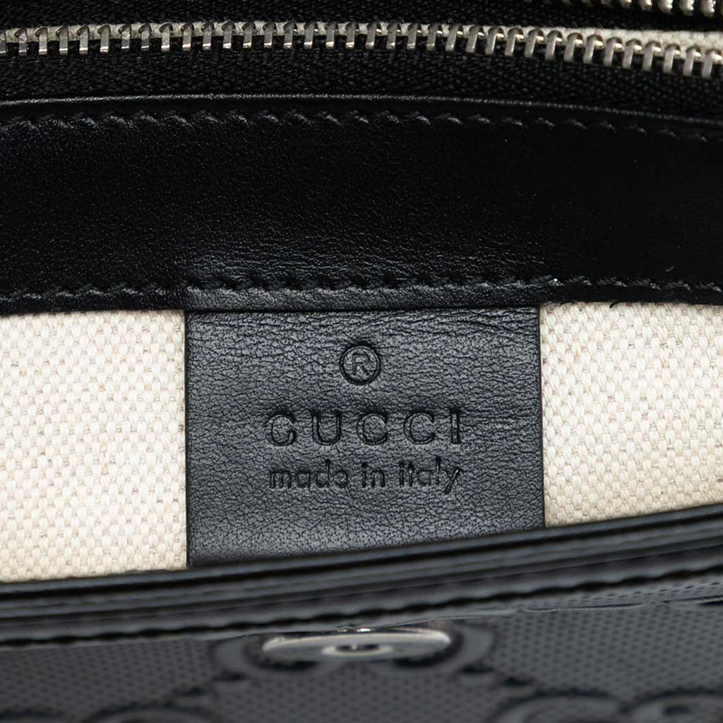 Gucci GG Embossed Leather Flap Crossbody - 5