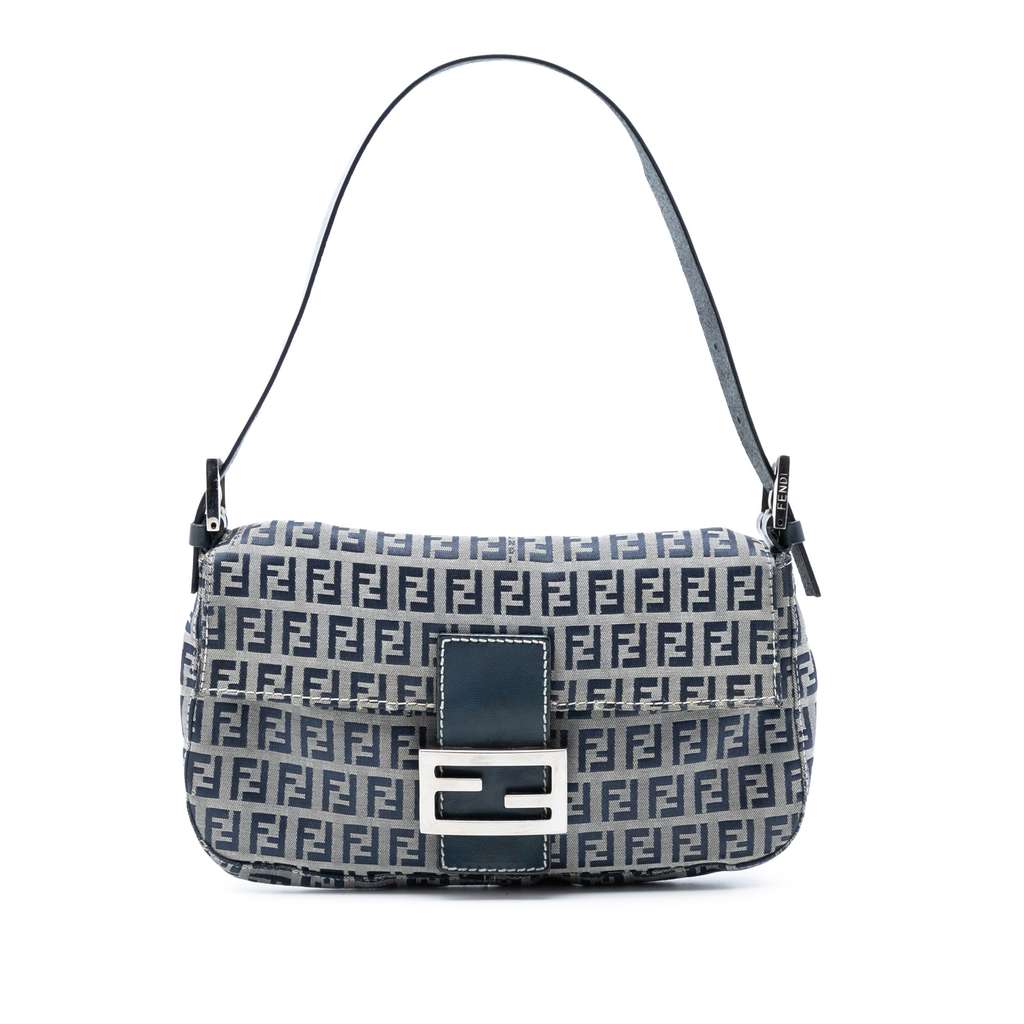 Fendi Zucchino Canvas Baguette