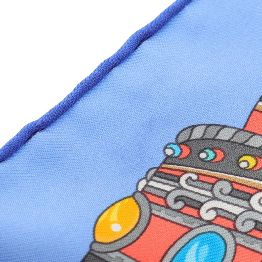 Hermès Sous L Egide de Mars Silk Scarf 90 - 5