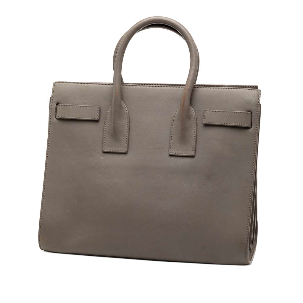 Saint Laurent Small Leather Sac De Jour Satchel - 2