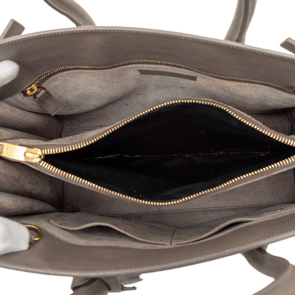 Saint Laurent Small Leather Sac De Jour Satchel - 4