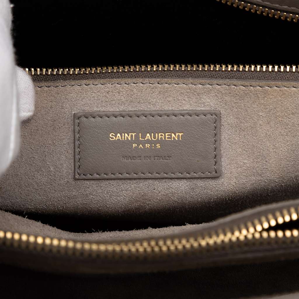 Saint Laurent Small Leather Sac De Jour Satchel - 5