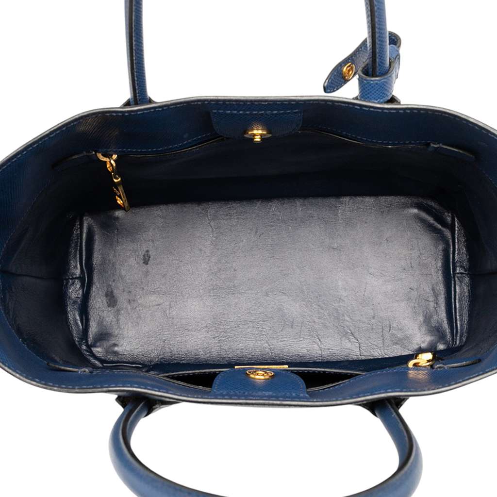 Prada Saffiano Cuir Front Pocket Convertible Tote - 4