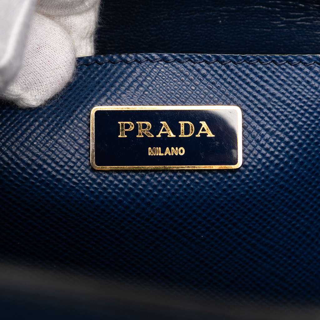 Prada Saffiano Cuir Front Pocket Convertible Tote - 5