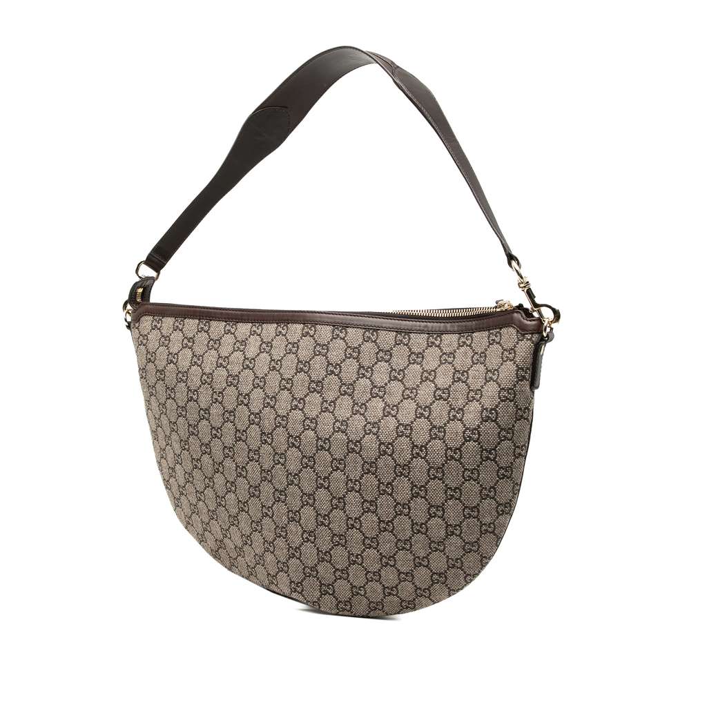 Gucci GG Tweed Half Moon Hobo - 2