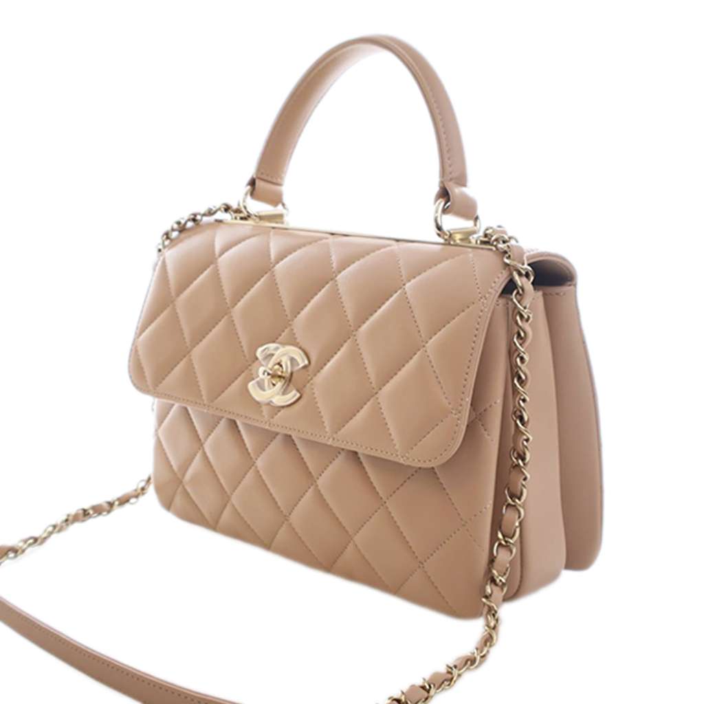 Chanel Small Quilted Lambskin Trendy CC Top Handle Flap - 2