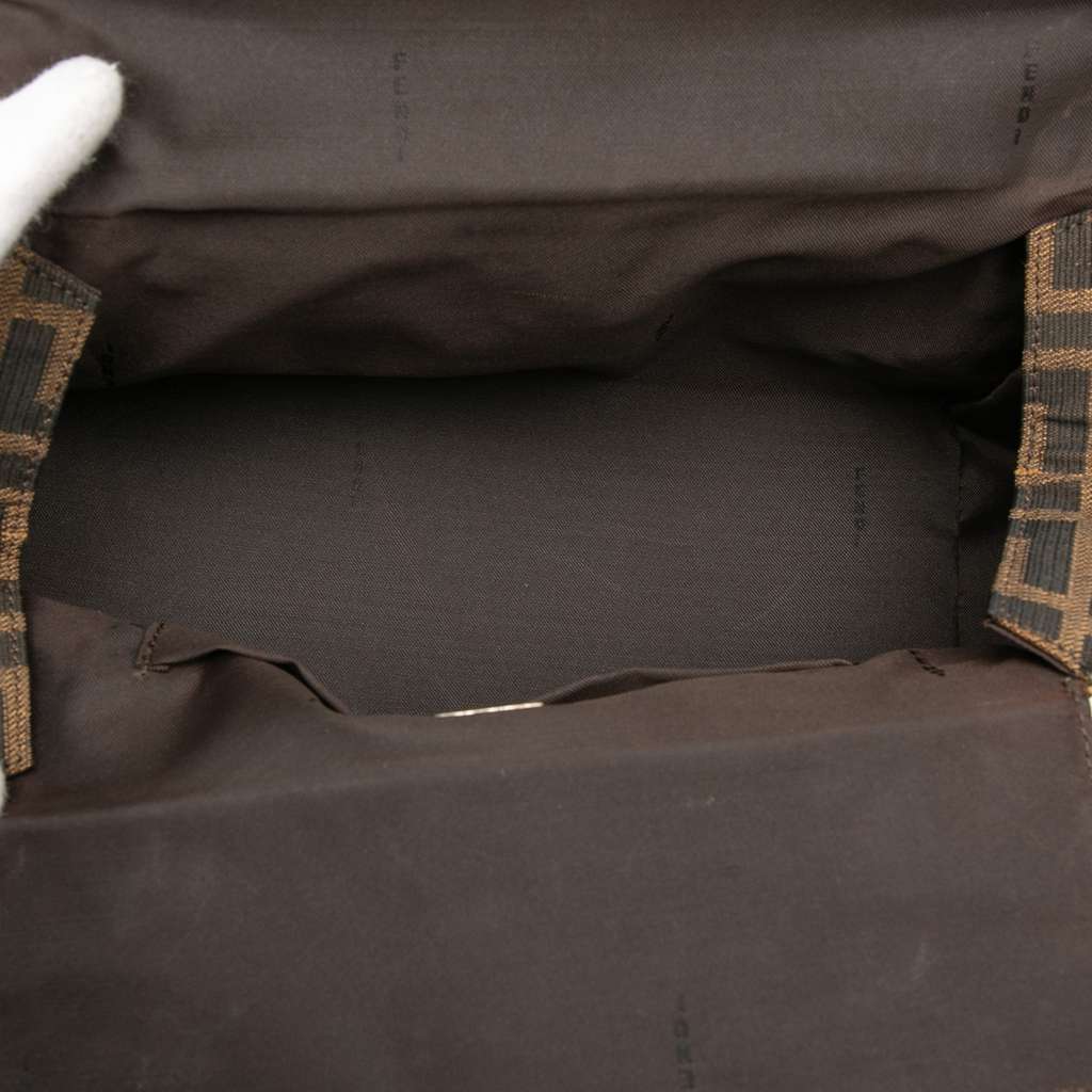 Fendi Zucca Canvas Bento Box Shoulder Bag - 4