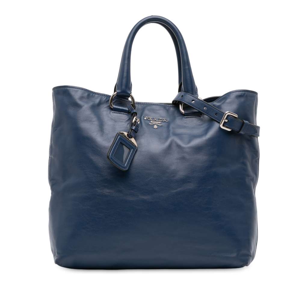 Prada Soft Calf Open Convertible Tote