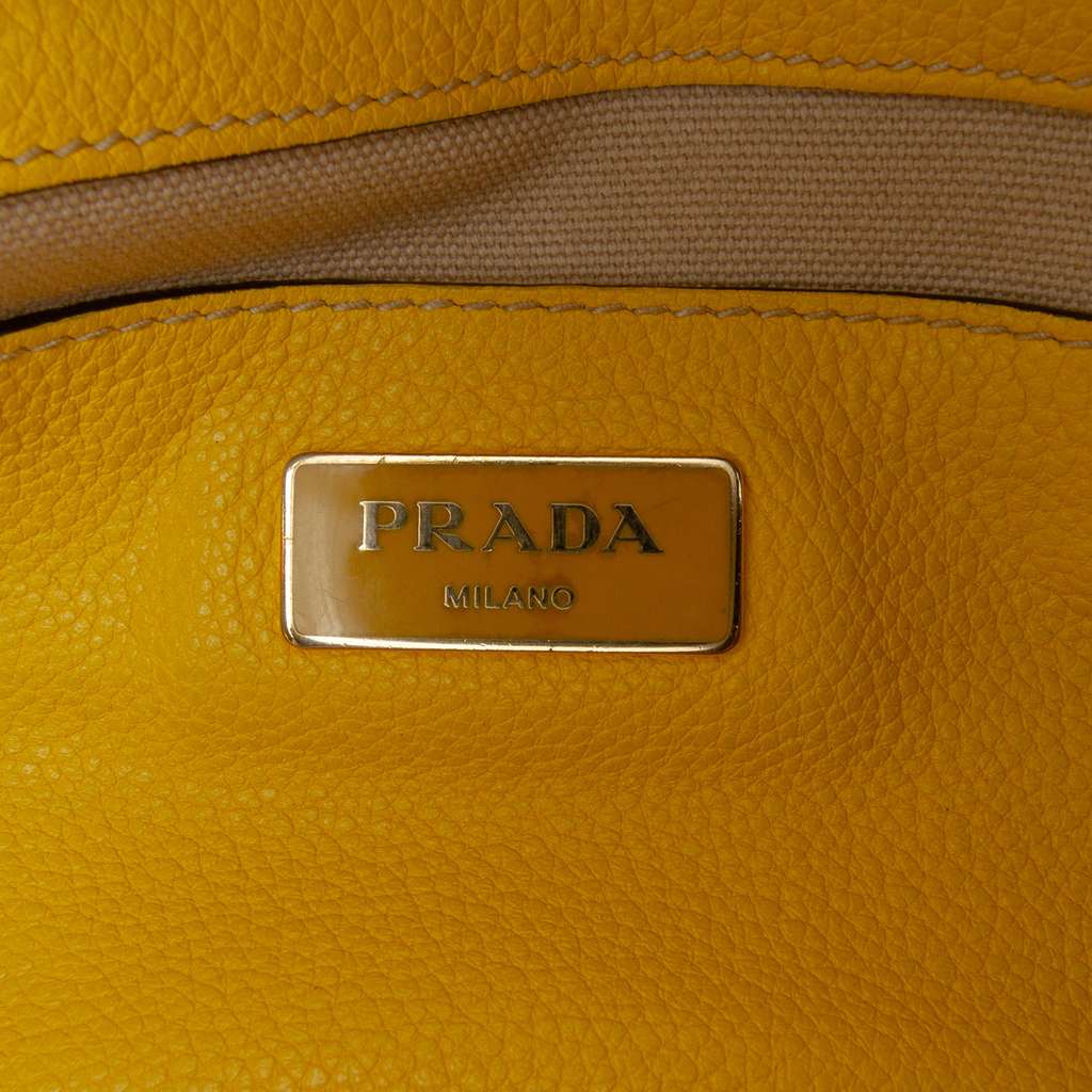 Prada Vitello Grain Satchel - 5