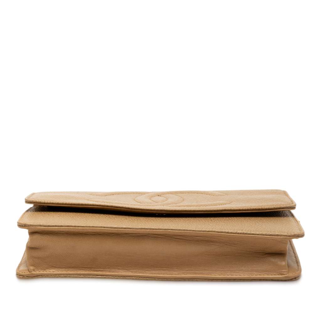 Chanel CC Caviar Wallet On Chain - 3