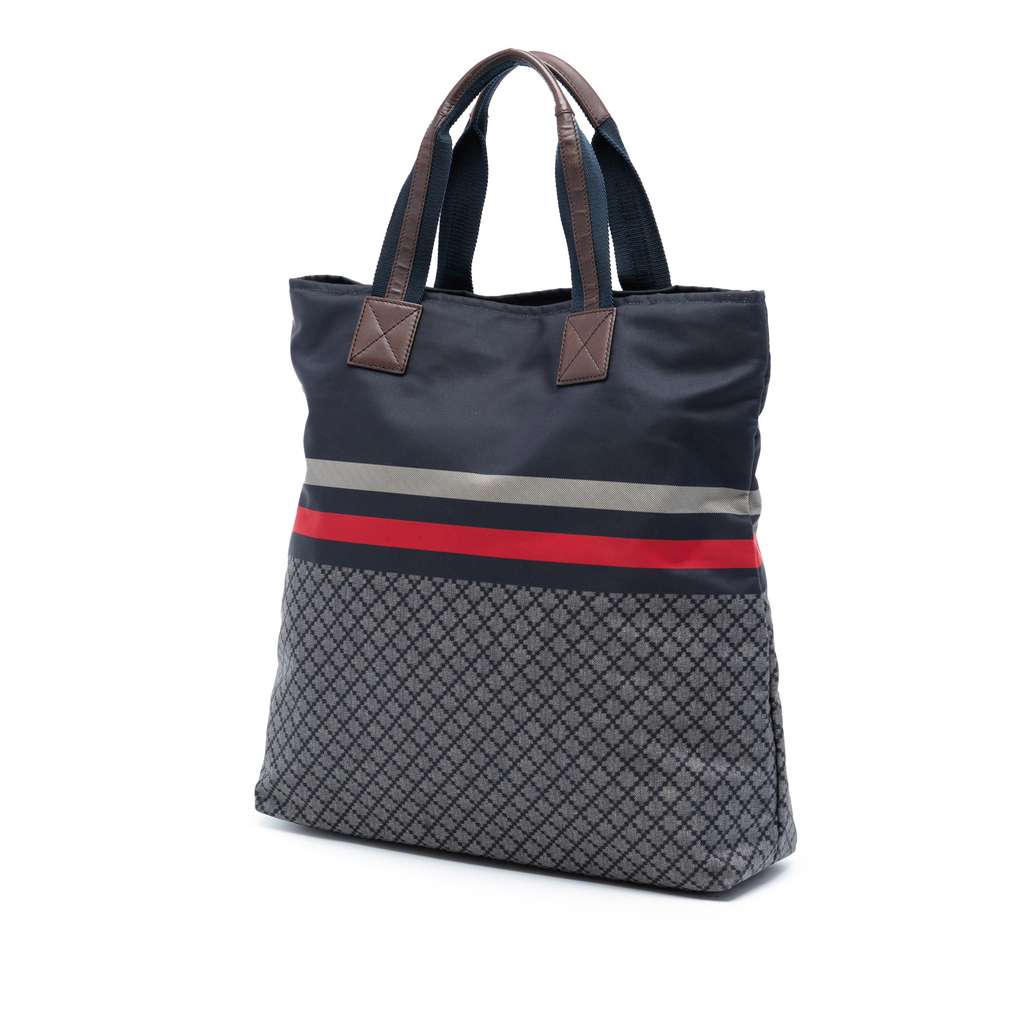 Gucci Diamante Web Nylon Tote - 2