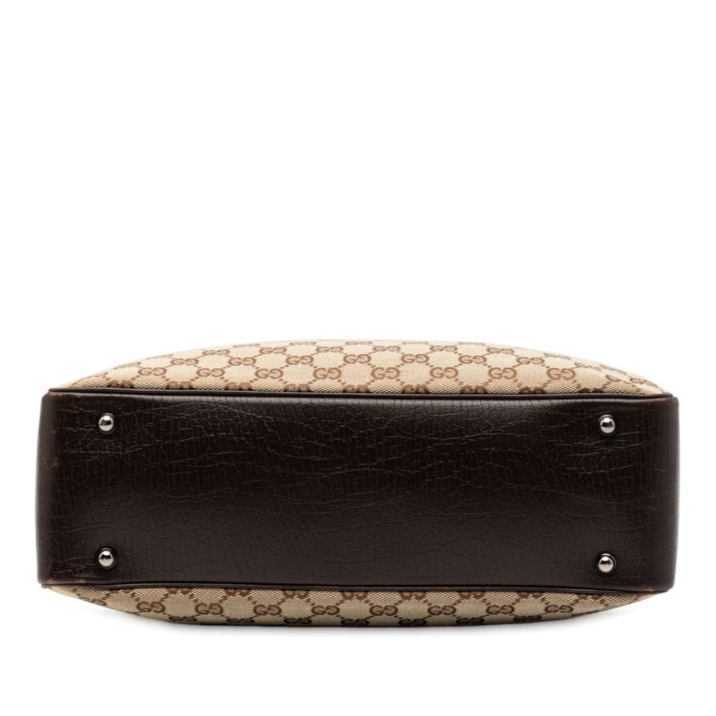 Gucci GG Canvas Bamboo Tote - 3