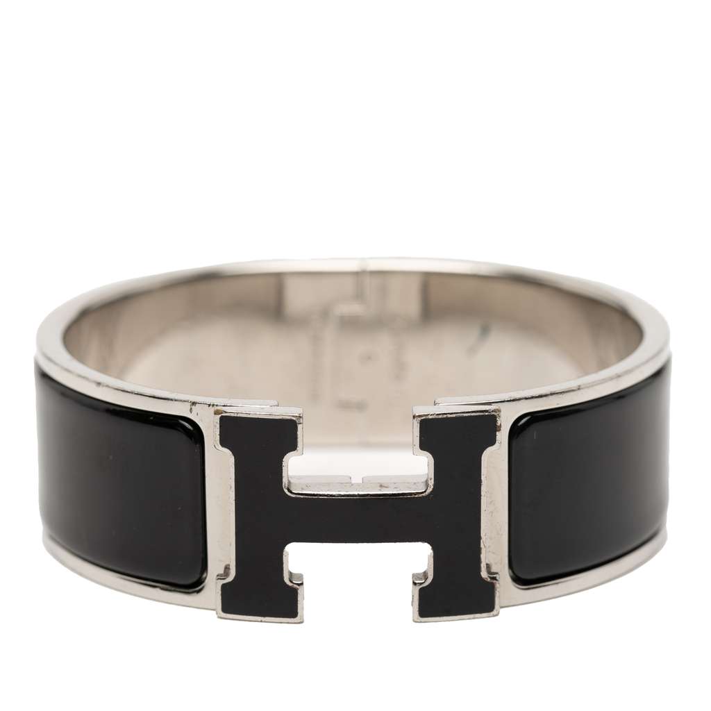 Hermès Wide Enamel Clic Clac H Bracelet PM