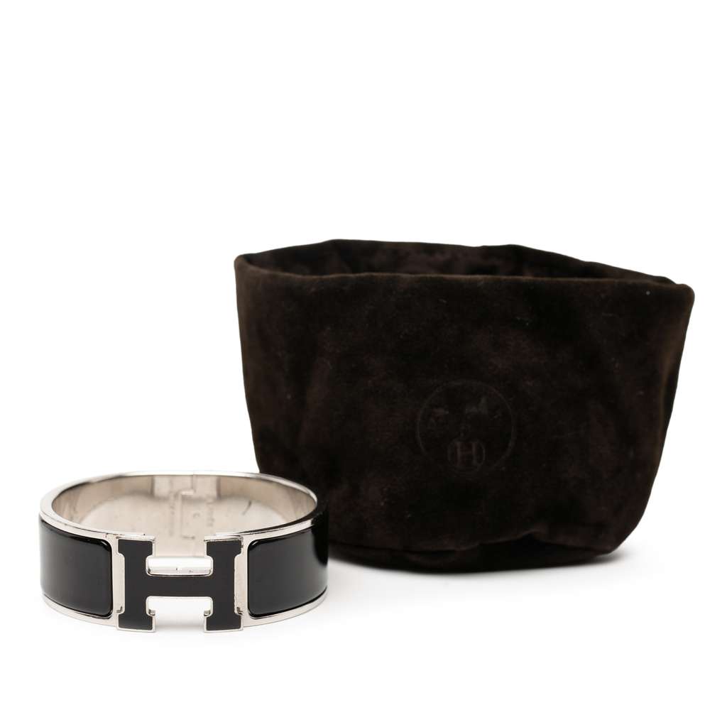 Hermès Wide Enamel Clic Clac H Bracelet PM - 5