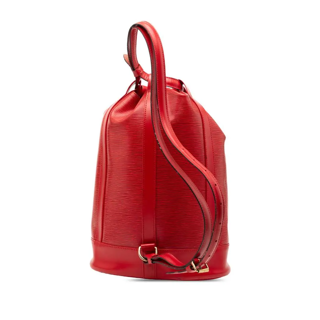 Louis Vuitton Epi Randonnee PM Red Leather Very good - Back View