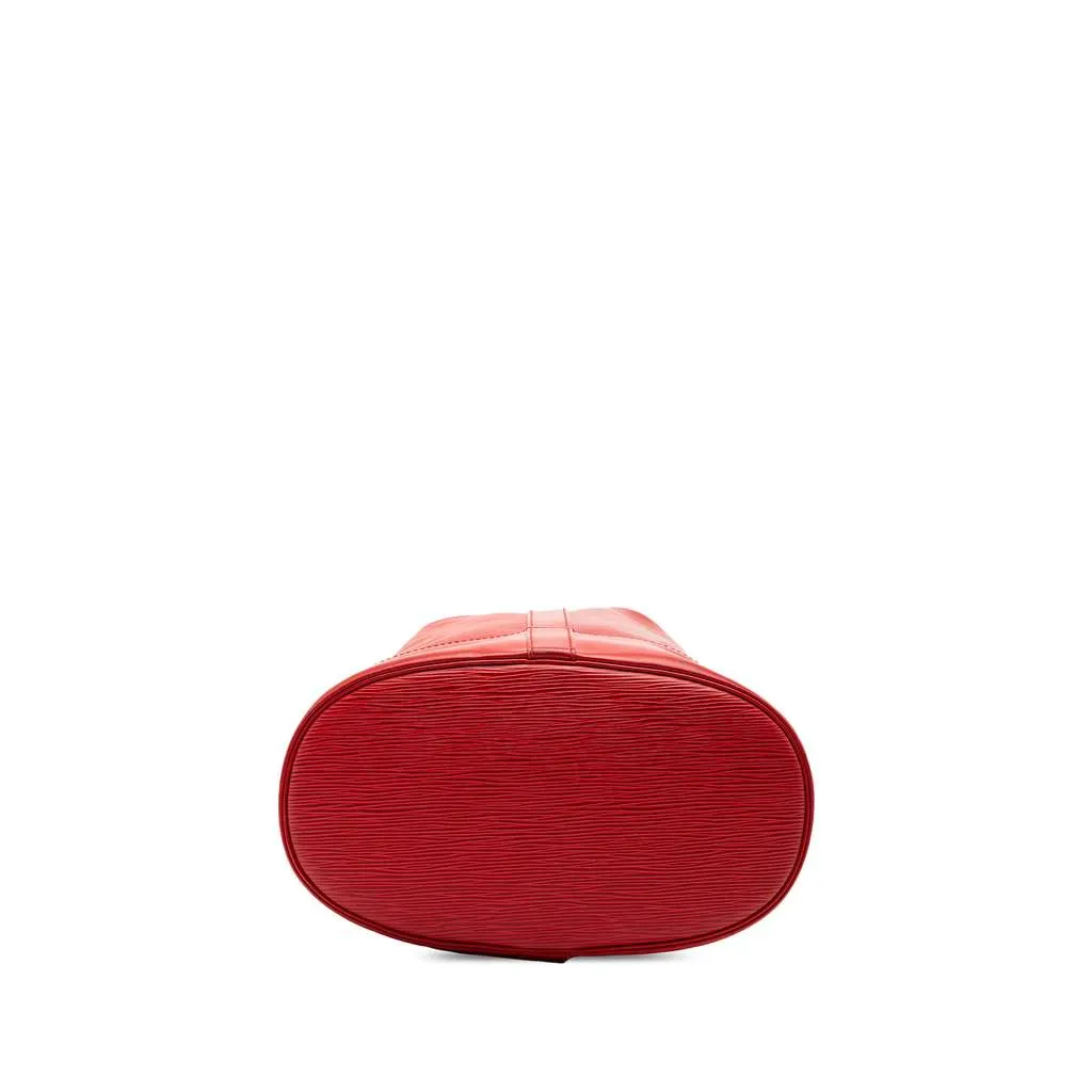 Louis Vuitton Epi Randonnee PM Red Leather Very good - Inside View