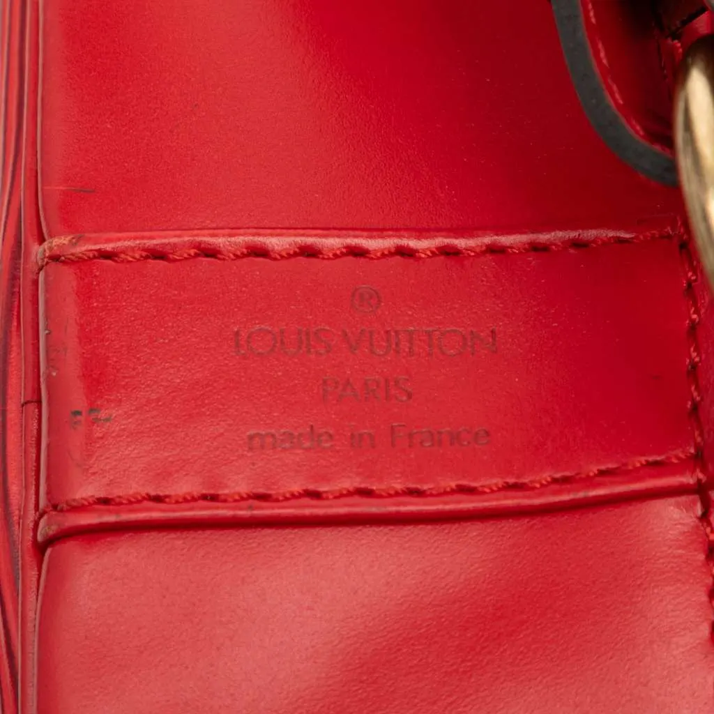 Louis Vuitton Epi Randonnee PM Red Leather Very good - Box View