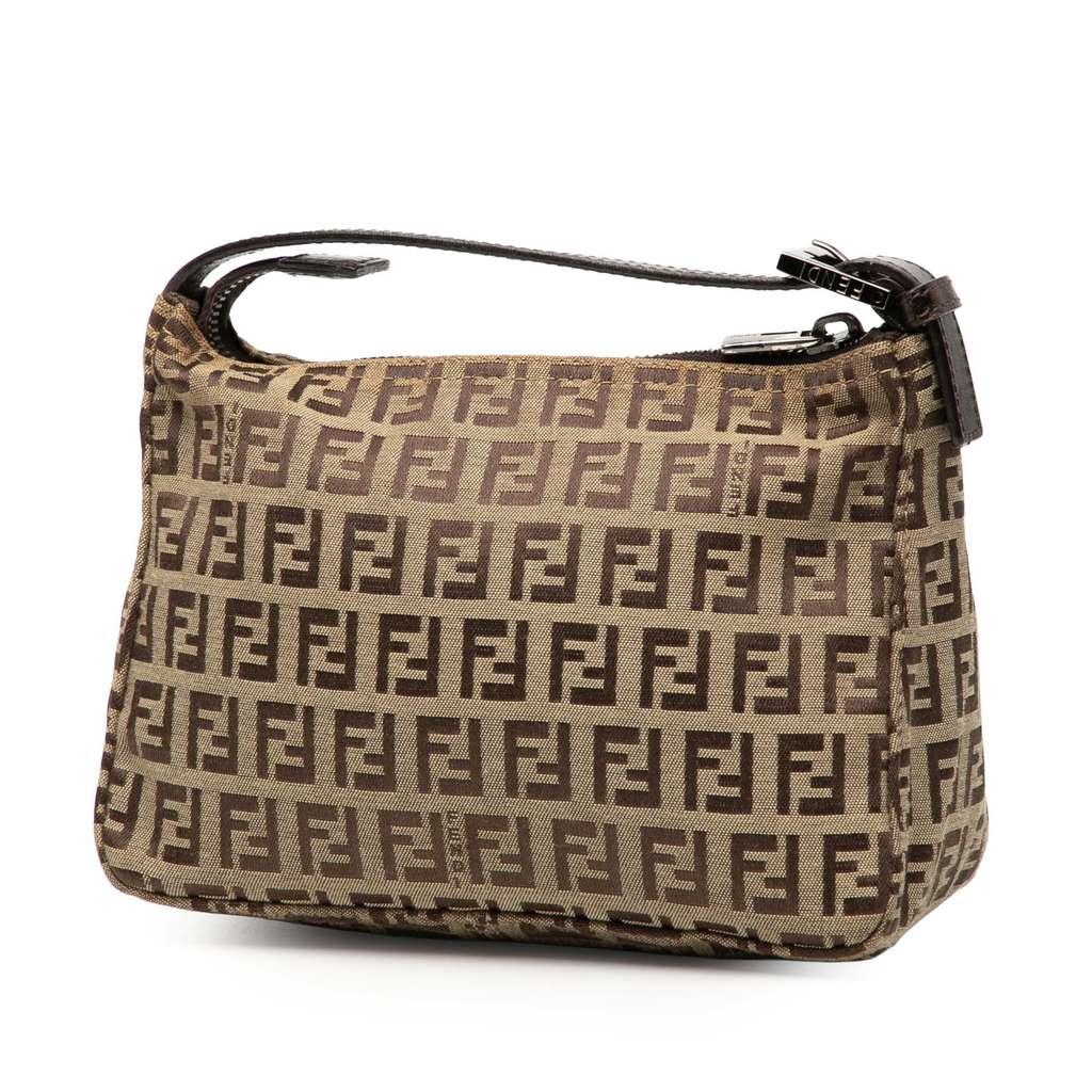 Fendi Zucchino Canvas Handbag - 2